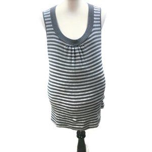 GAP Maternity Striped Tank Cotton Knit Top Size L
